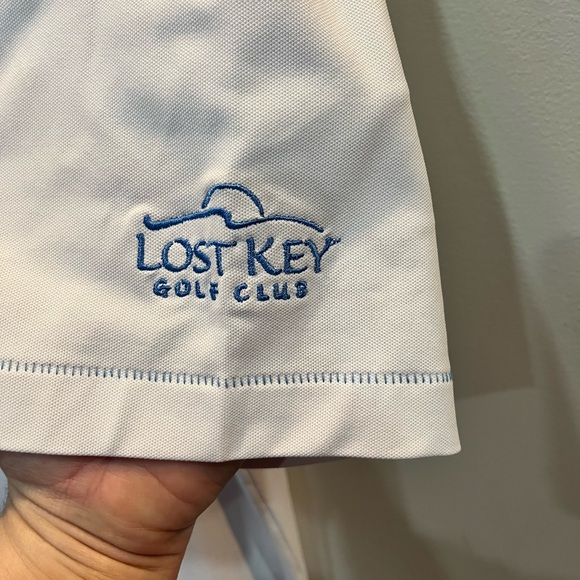 FootJoy Golf Polo Shirt Men's Size XL White Preppy With Golf Club Logo - Picture 5 of 5